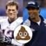 Tom Brady, Russell Wilson, Super Bowl 2015, Poop